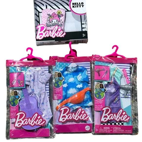 New Barbie Fashion Doll Clothes Outfits Accessories